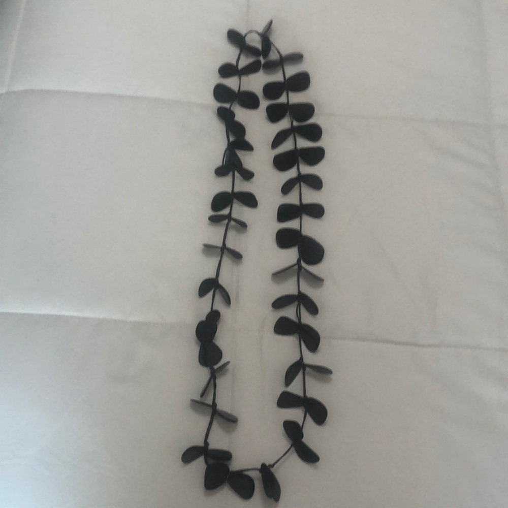 Black Necklace with Beads